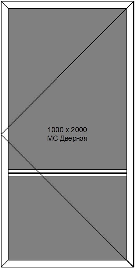 Дверная москитная сетка АНТИПЫЛЬ, белая (max 1000x2000)