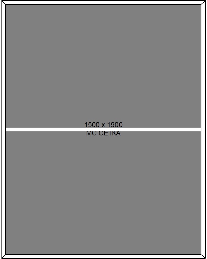 Москитная сетка для раздвижных конструкций Provedal АНТИКОШКА, белая (max 1200x1900)