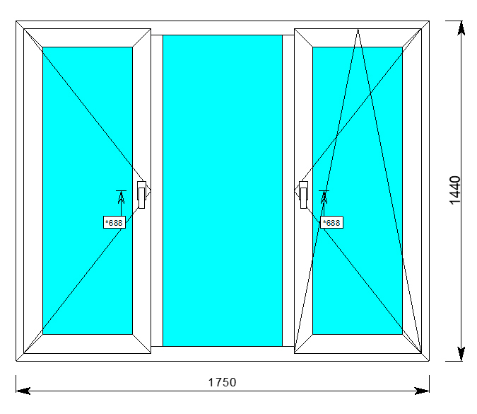 Окна 1 2 3. Окно ПВХ трехстворчатое однокамерное высота 1500 ширина 1750. Оконный блок ПВХ 1500х1500 схема. Окно глухое ПВХ 1900 2100. Окно 1300х1300 ОП в2.