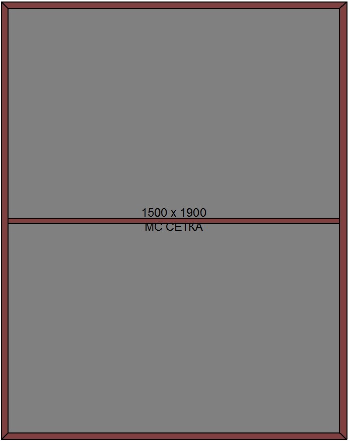 Москитная сетка для раздвижных конструкций Provedal АНТИКОШКА, коричневая (max 1200x1900)