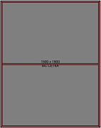 Москитная сетка для раздвижных конструкций Provedal АНТИПЫЛЬ, коричневая (max 1500x1900)