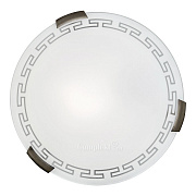 Светильник настенно-потолочный GRECA 2хE27x60 Вт, цвет белый/бронза