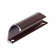 Ручка балконная ракушка металлическая (коричневая)